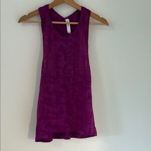 Lululemon camo mesh racer back running tank